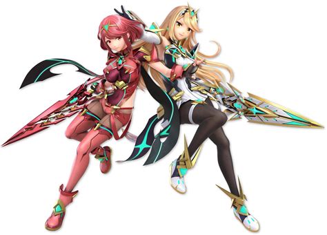 Mythra and Pyra (luminyu) : r/Xenoblade